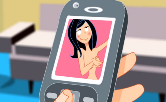 Mujer foto sexting